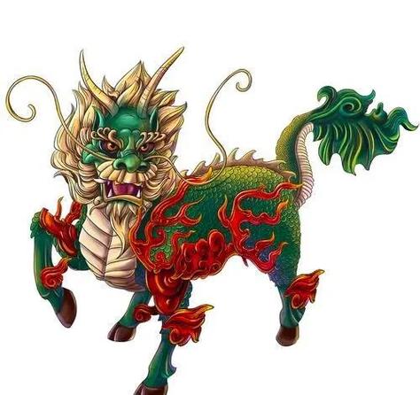 16个吉祥瑞兽的寓意图标