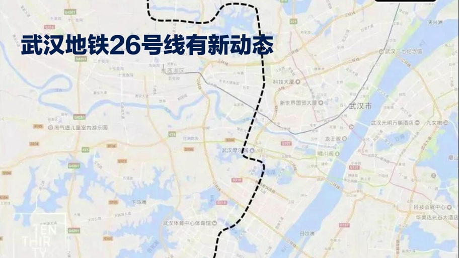 武汉地铁26号线最新线路图缩略图