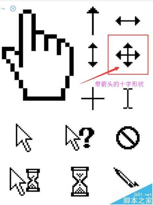 wps鼠标变成一个箭头和十字缩略图