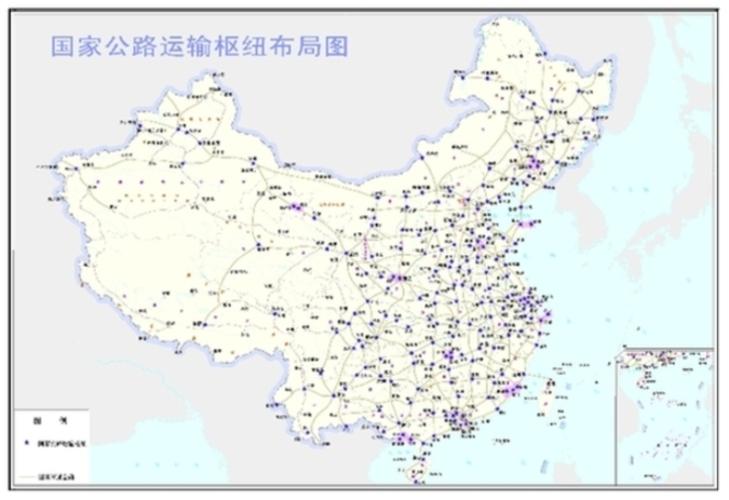 中国公路交通地图全图图标