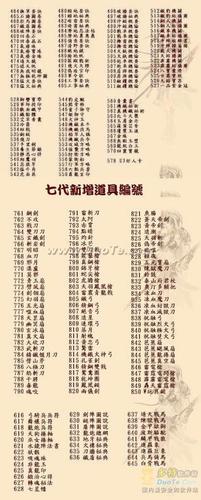 三国群英传7十大神器编码图标