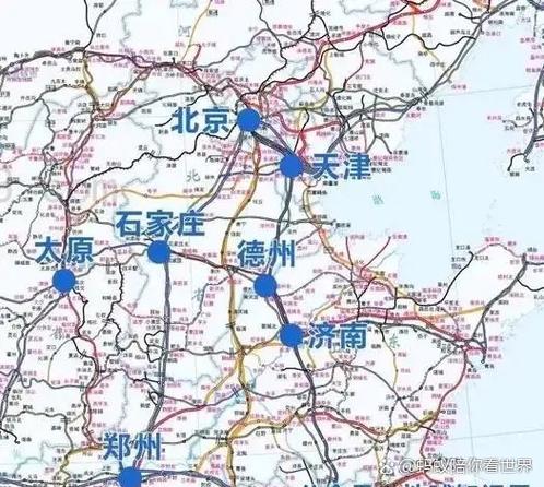 河北省交通地图缩略图