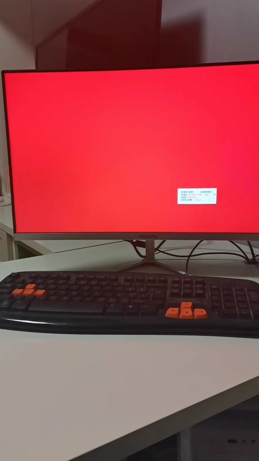 电脑关机显示器一直变色缩略图
