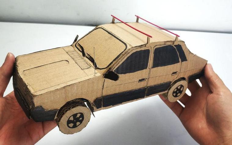 制作手工小汽车缩略图