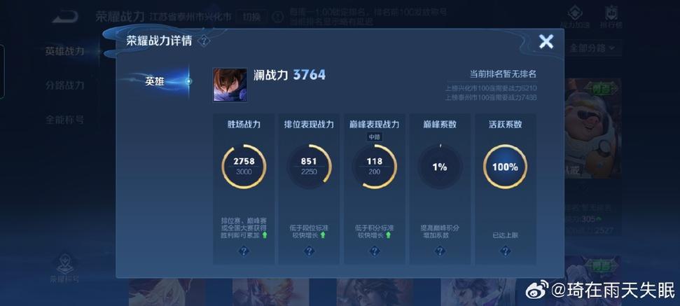 王者荣耀 荣耀战力缩略图