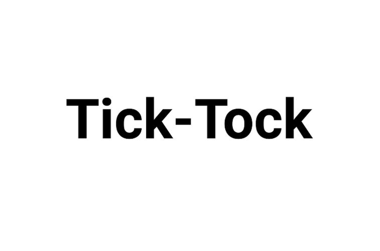 Tick tock的中文翻译