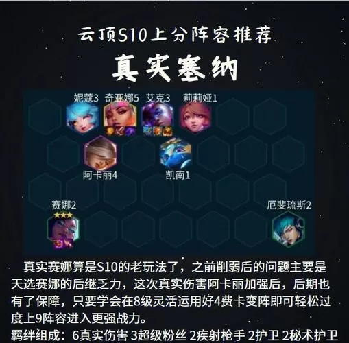 云顶赛娜主c阵容缩略图