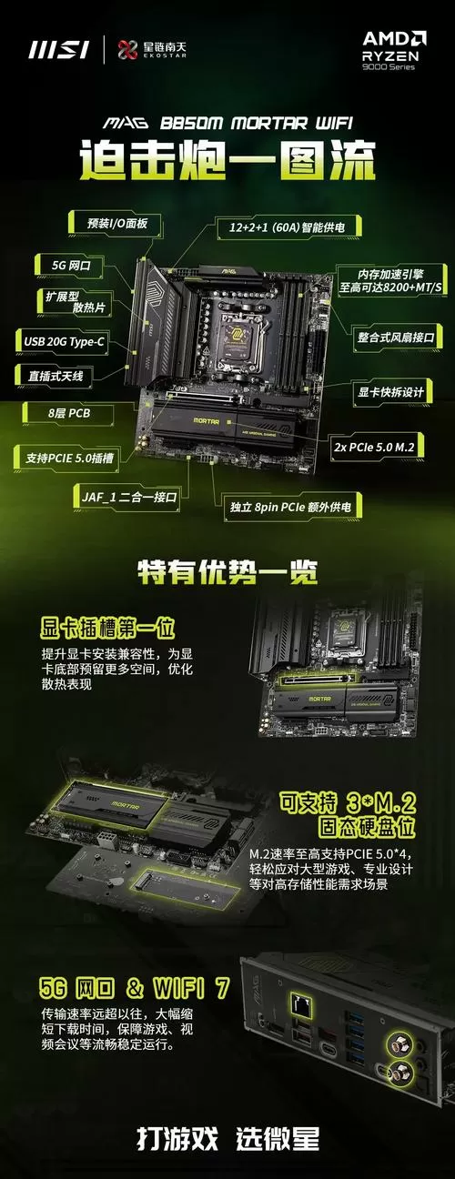 微星b650m迫击炮说明书游戏截图