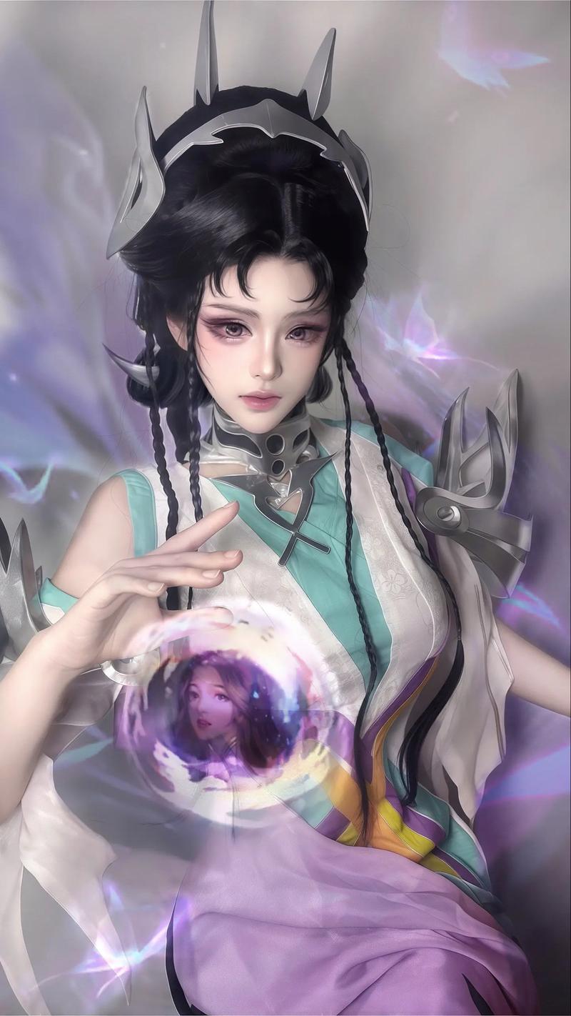 芈月白晶晶皮肤cos游戏截图