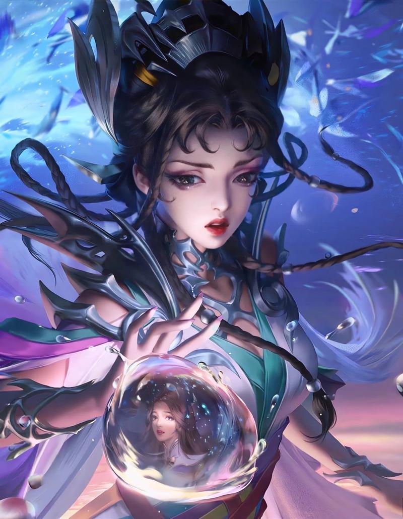 芈月白晶晶皮肤大招缩略图