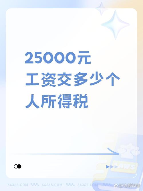 工资25000要交多少税游戏截图