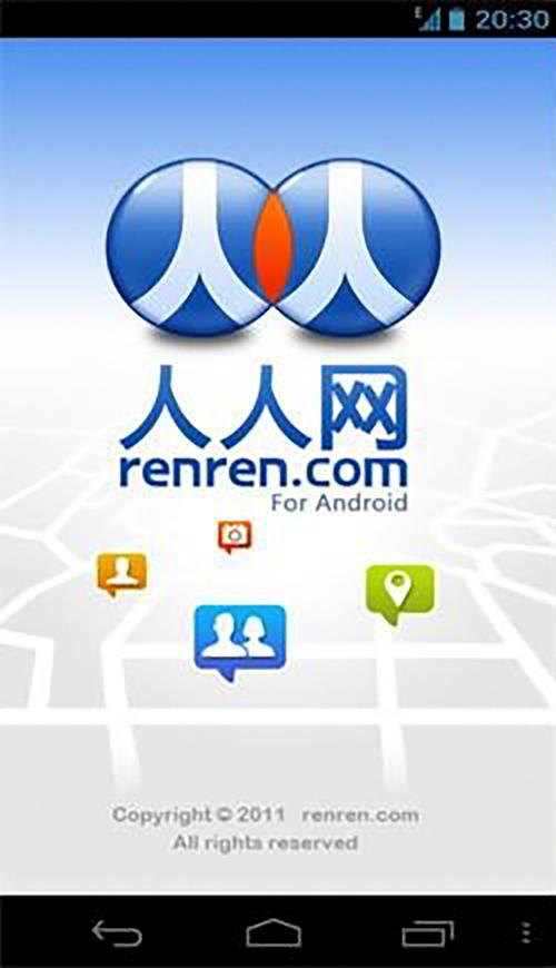 人人网登录页面缩略图