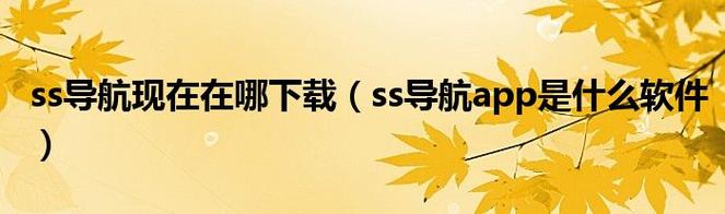 ss导航官网入口缩略图