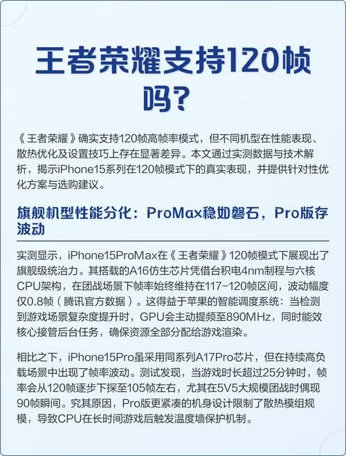 王者120帧率支持机型游戏截图