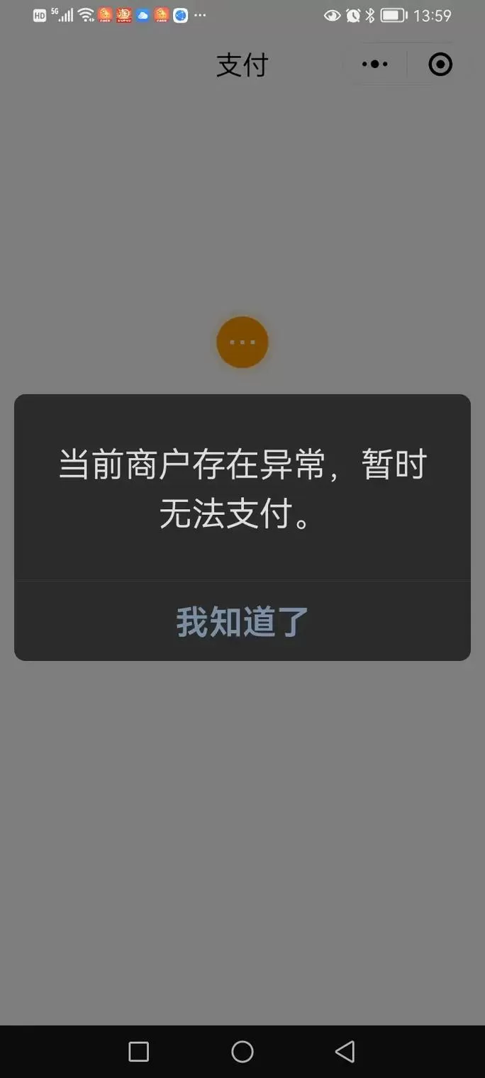 支付页面点击支付没反应缩略图