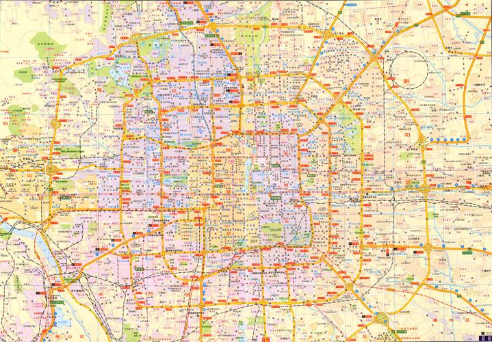 北京城区交通地图(2020高清版)缩略图